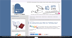 Desktop Screenshot of anniversaire-40.com